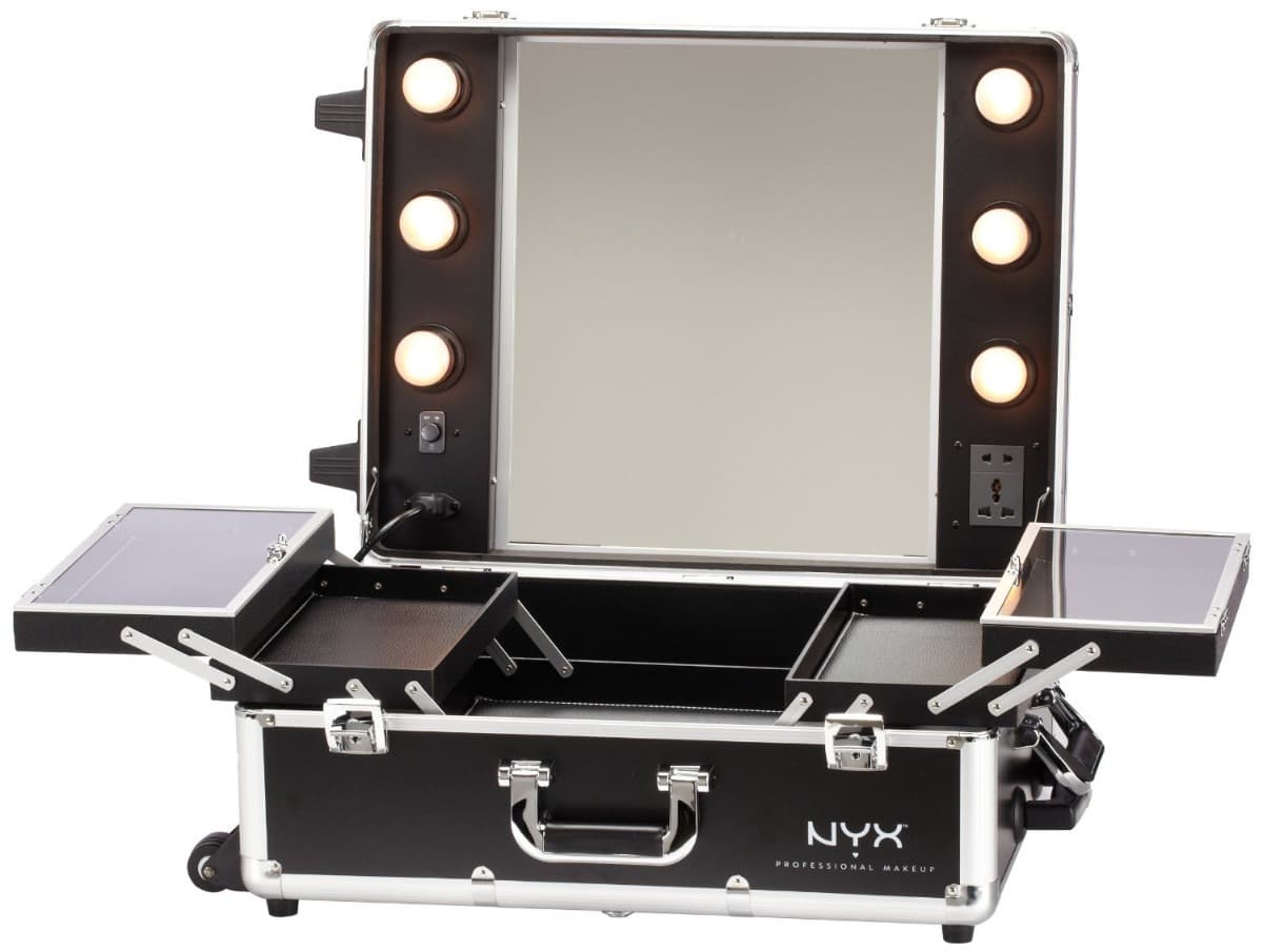 estacion de maquillaje maletin viaje nyx con luz espejo fn4 9070 MLM20011554511 112013 F