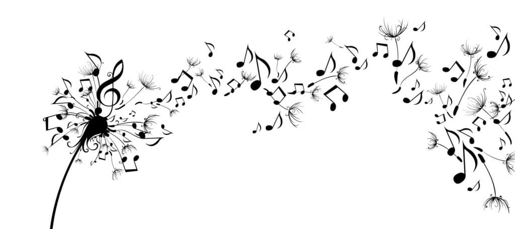 music dandelion scaled
