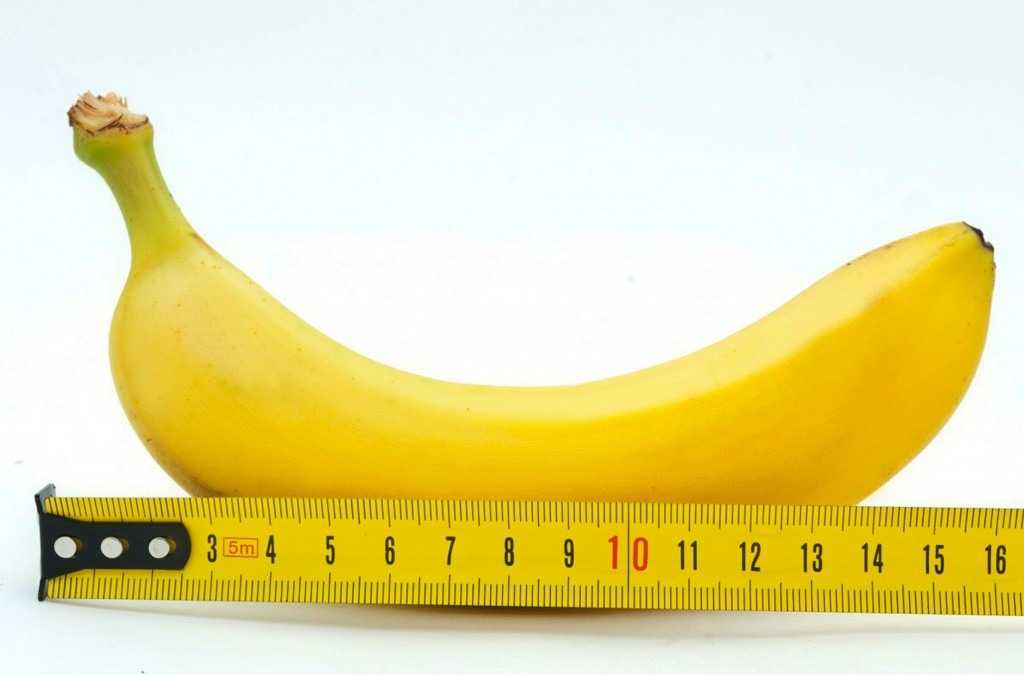 measuring banana